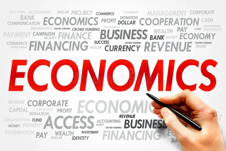 economics word cloud business concept 60485127