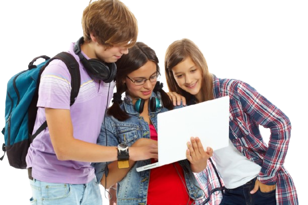 teenagers watching some videos removebg preview