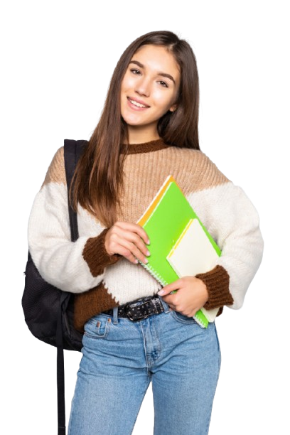 portrait attractive cute young student girl isolated white wall removebg preview
